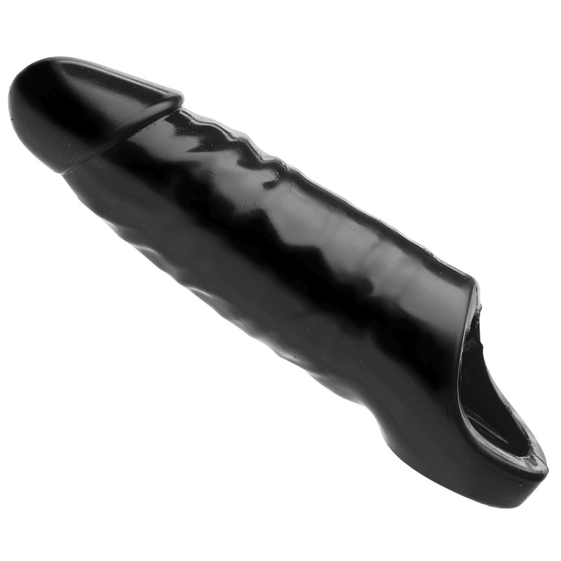 Master Series Etui pénien Mamba Cock Sheath XL Noir 17 x 6.5 cm